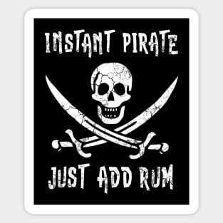 Instant Pirate Just Add Rum Sticker